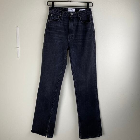 Derek Lam 10 Crosby Frankie Jeans Size 26 Gray Black Split Hem Straight Casual - Picture 2 of 12